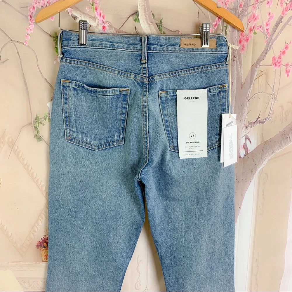 NEW Grfrnd Karolina High Rise Skinny Raw hem in Last Dance - Picture 6 of 10